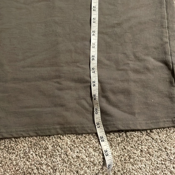 BeachLunchLounge Green cotton bell sleeve tshirt dress Size Small - Picture 8 of 9